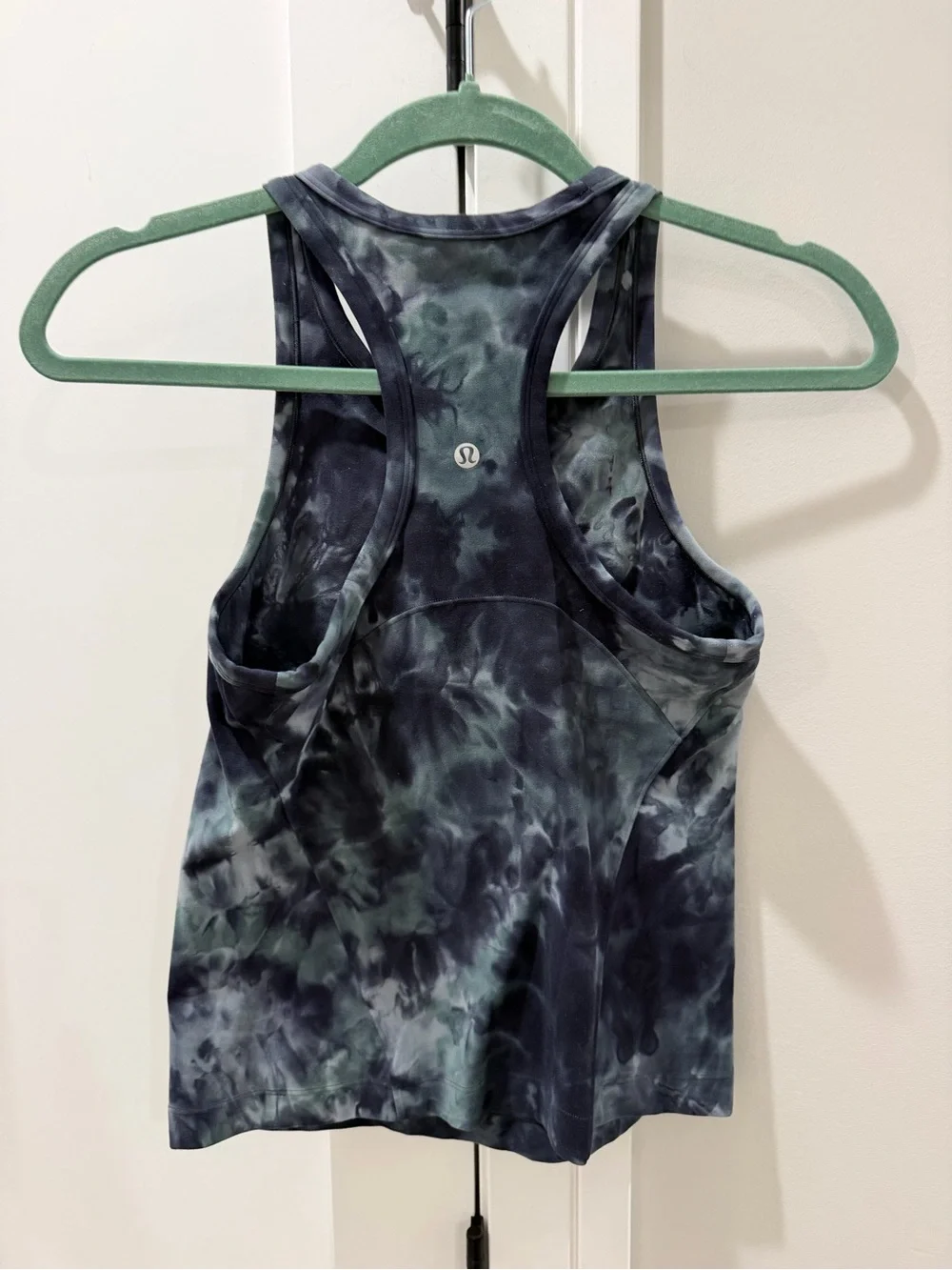 Lululemon Align Waist-Length Racerback Tank Diamond Dye Silver Blue Tidewater